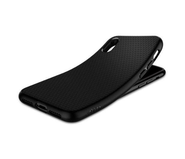 Etui Liquid Air Matte do iPhone X czarne - 386760 - zdjęcie 6